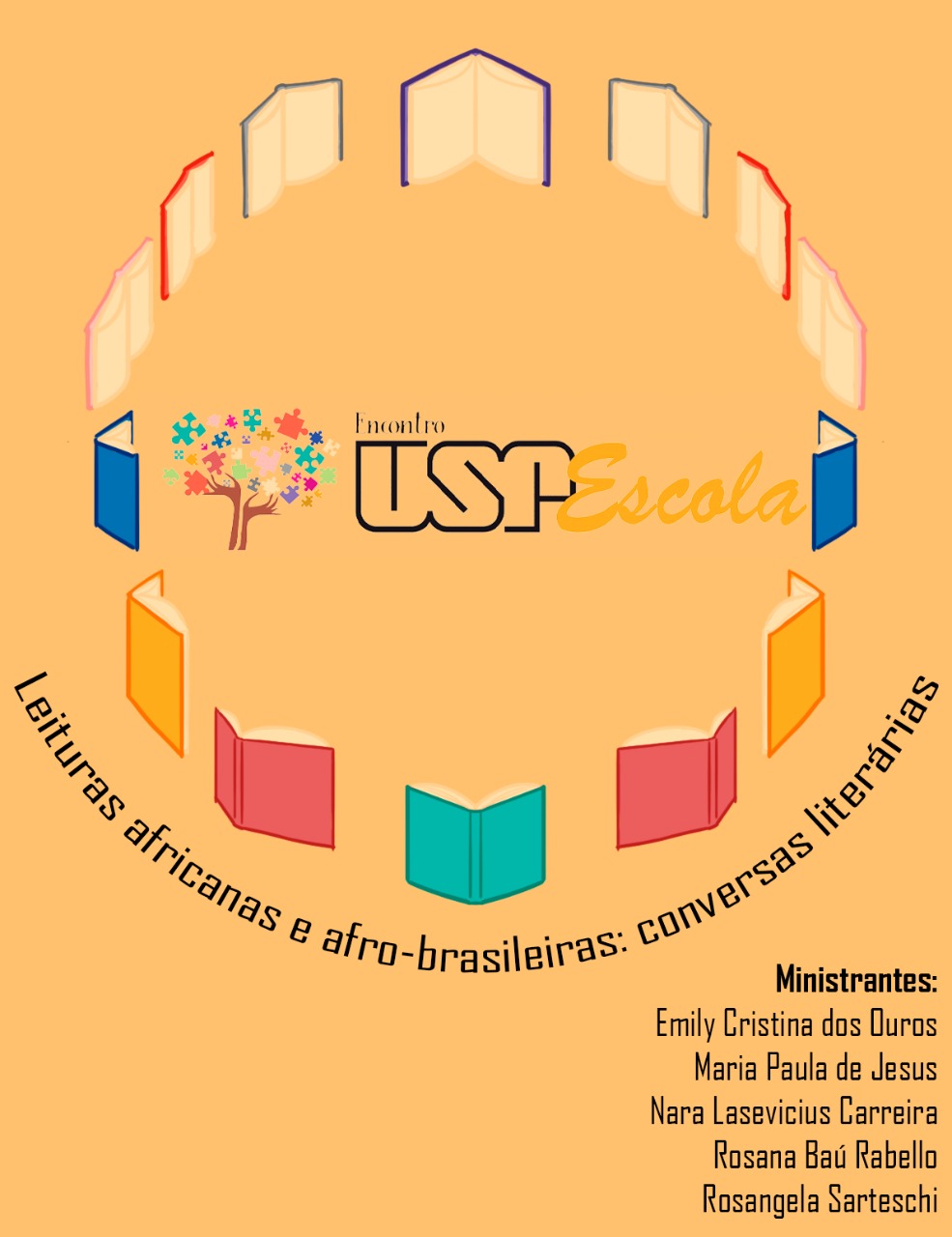 Encontro USP-escola: leituras africanas e afro-brasileiras: conversas literárias