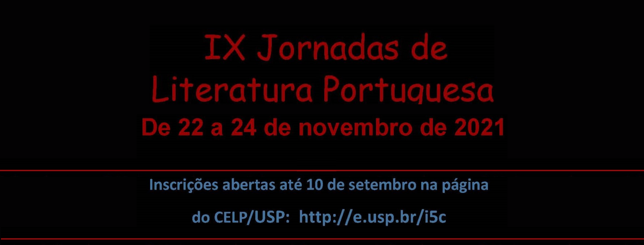 IX Jornadas de Literatura Portuguesa